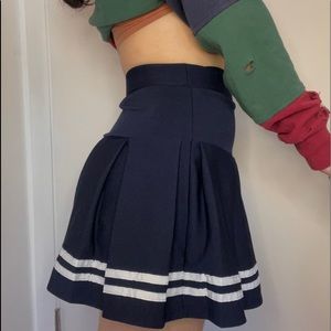 Cute Preppy Navy Tennis Skirt